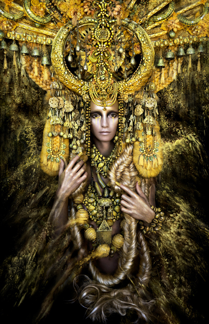 We're not sure you can get more gold into this image. Copyright Kirsty Mitchell