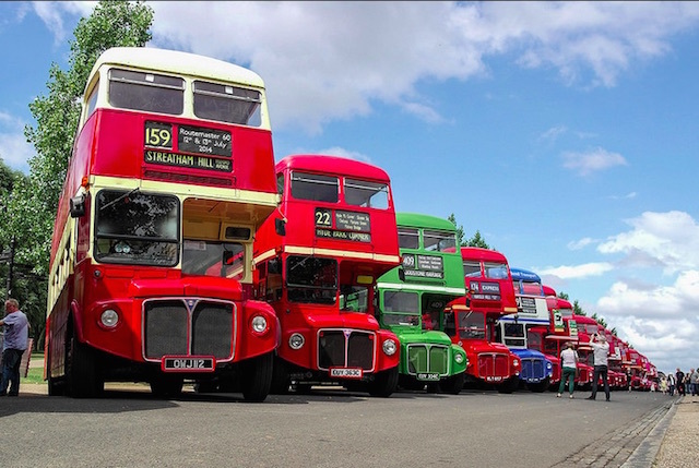 Routemaster 60 celebrations in Finsbury Park. Photo: Marta Oreja (2014)