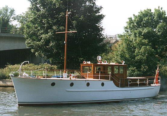 Mimosa pleasure boat, launched 1935.