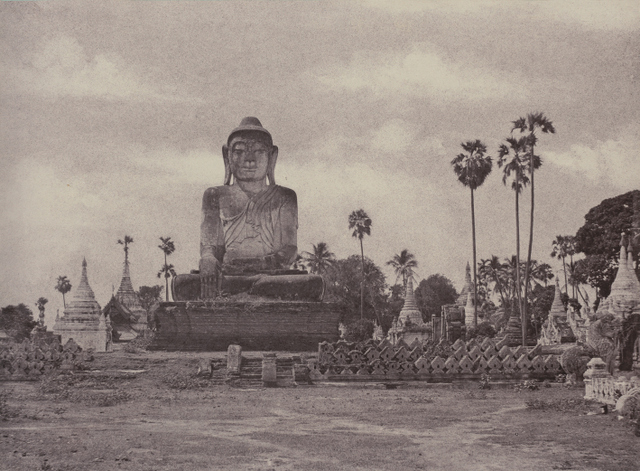 A colossal statue of Buddha in Burma (Myanmar). Collection of Charles Isaacs & Carol Nigro.