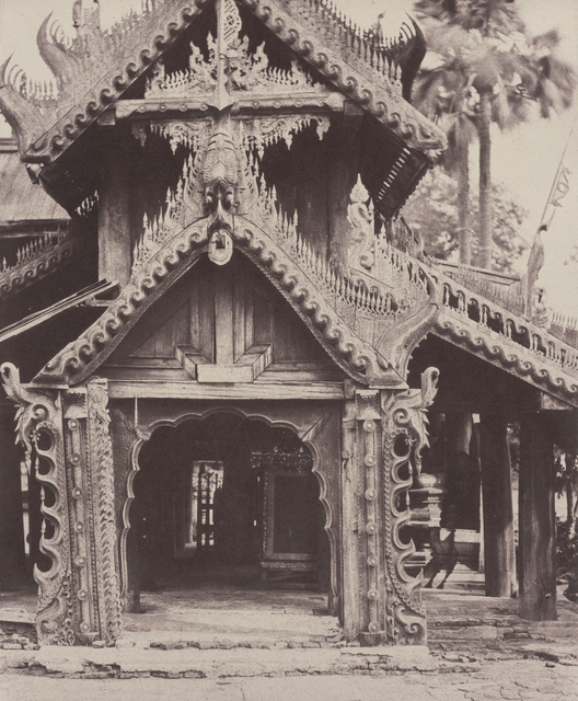 An intricate carved doorway highlights Tripe's fascination with local architecture. Courtesy National Gallert of Art, Washington.