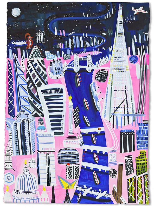 Christopher Corr, The River Thames At Night