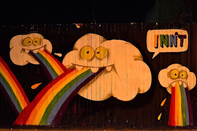 Graffiti on Fashion Street, east London. Photo: psyxjaw (2014)