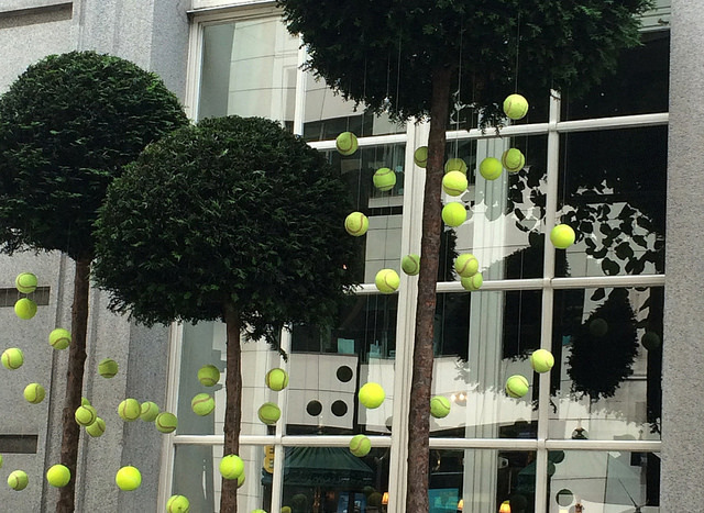 Tennis, anyone? 
High Holborn, outside the Rosewood Hotel. Photo: JudyGr (2015)