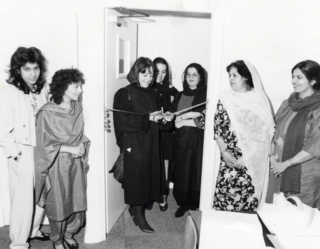 LB Islington, opening of Pakistan Women's Welfare Association offices, 1991 (Islington Local History Centre)