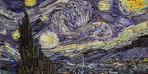 Paintings Made From Paintbrushes By Finn Stone