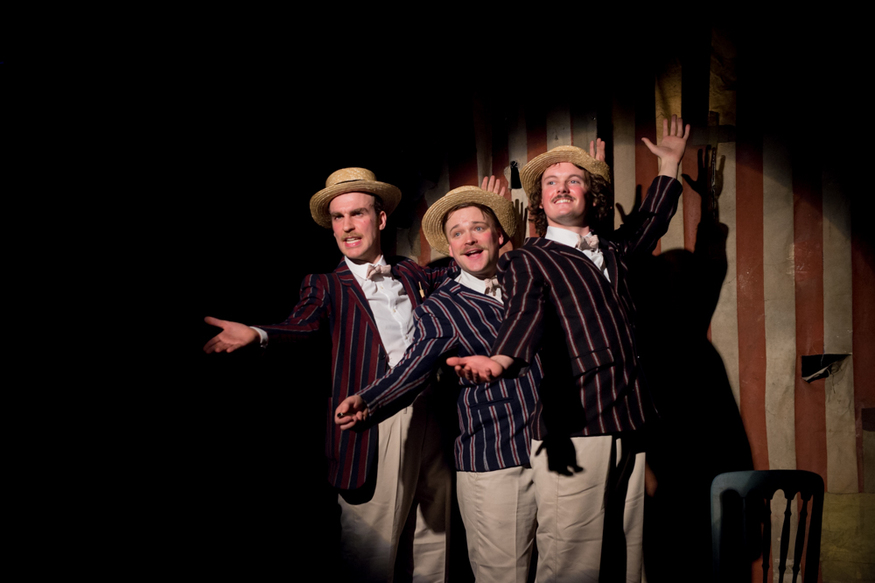 Three Actors, 73 Characters, One Wild Satire Reviewed Londonist