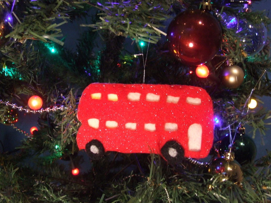 How To Make A London Bus Christmas Tree Decoration  Londonist