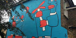 New Thierry Noir Mural In Peckham Is Homage To Poussin