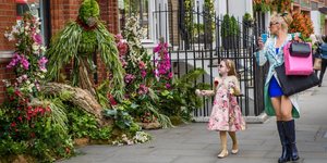 Animals Made From Flowers Appear Across Chelsea