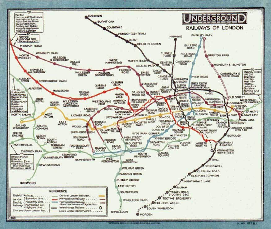 The History Of The Tube Map Londonist