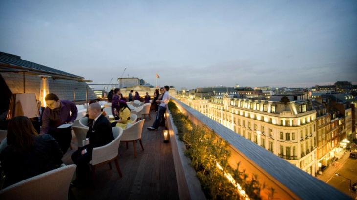 Best rooftop bars and beer gardens in central London: Aqua Spirit