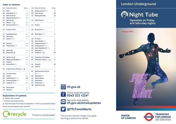 First Look At The New Night Tube Map Londonist