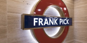 The Frank Pick Roundel At Piccadilly Circus