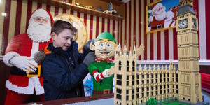 See Santa's Workshop Made From 700,000 Lego Bricks