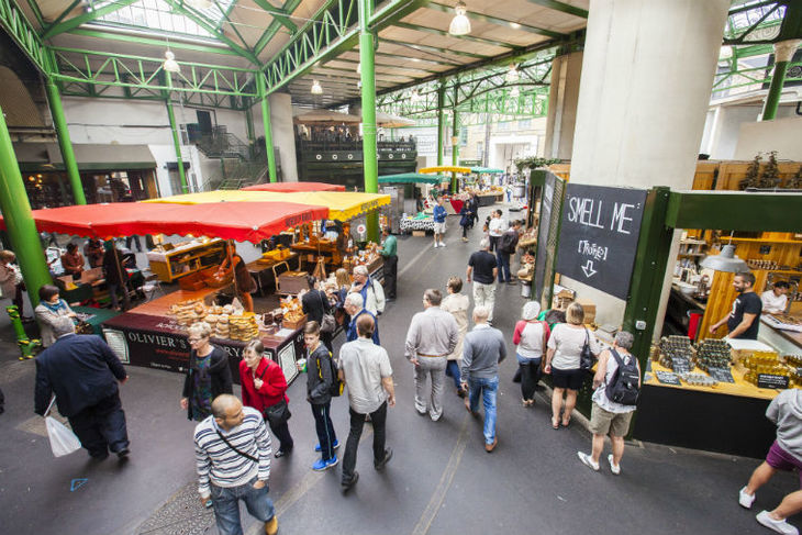 Borough Market, a great place to grab a bite to eat on Mother's Day