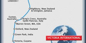 A Victoria Line Of Places Not In London