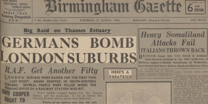 Where Did The First Bomb Of The Second World War Strike London?
