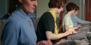 Watch This Amazing Video Of London Offices In A Time Before Email