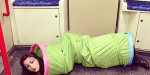 In Photos: Londoners Having Fun On The Tube