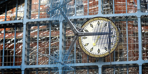 A Spinning Artwork Hovers Over St Pancras