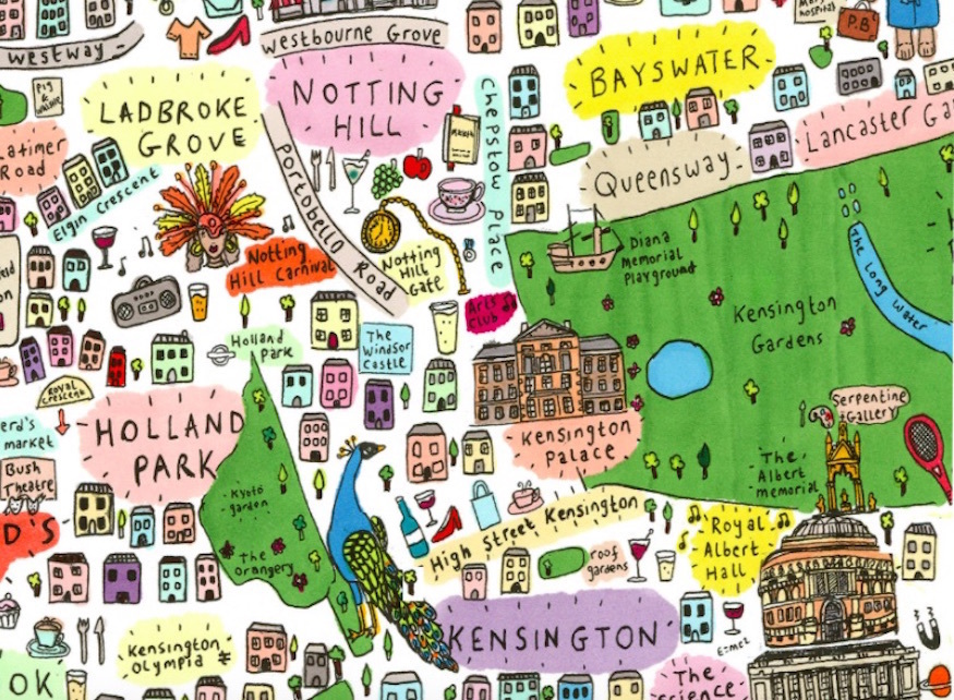 Treat Yourself To This Hand-Drawn Map, And Help Grenfell Fire Victims ...