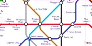 A Brutally Honest Tube Map