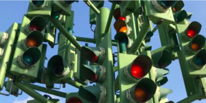 Have You Seen The Canary Wharf Roundabout With Over 75 Traffic Lights?