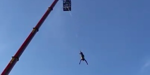 Would You Jump 160ft From A Giant Crane Next To The O2 Arena?