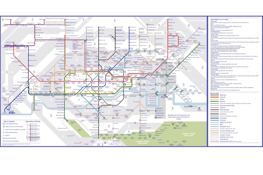Printable Tfl Zone Maps Printables Templates Free