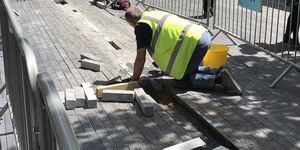 After 16 Years, London Bridge Water Feature Is Filled In