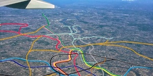 The Tube Map... As Seen From A Plane
