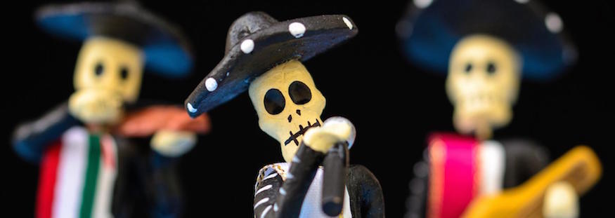 Storytelling event Crick Crack Club's Day of the Dead Dia de los Muertos 2018 event at Rich Mix, Shoreditch, Lo