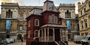 Bates Motel House Appears In Front Of The Royal Academy