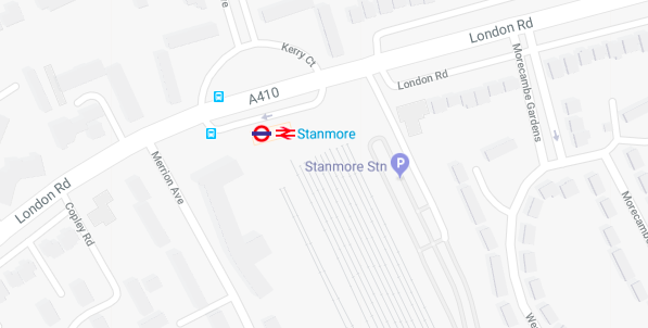 Stanmore tube station is now mainline