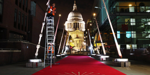 In Pictures: The St Paul's Cathedral Harry Potter Wands Are Illuminated