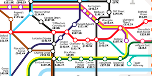 A Tube Map Of London Salaries: Updated