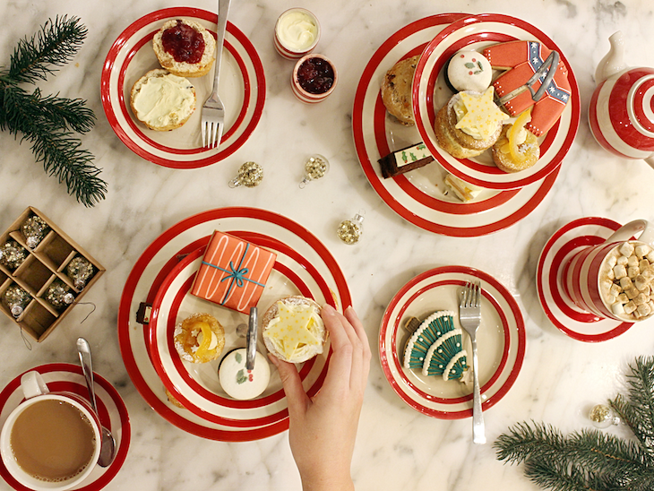 Biscuiteers festive afternoon tea: Christmas afternoon teas in London 2018