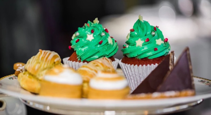 The Petersham Restaurant's Christmas afternoon tea - where to get festive afternoon teas in London for Christmas 2018