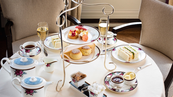 Christmas afternoon tea at the Langham Hotel: festive afternoon teas in London, Christmas 2018