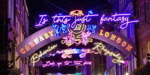 Queen's Bohemian Rhapsody Lyrics Are Lighting Up Carnaby Street This Christmas