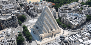Trafalgar Square Pyramid And Regent Street Monorail? Unbuilt London Recreated