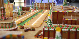 Someone's Built A Tiny Heathrow Airport Out Of Gingerbread