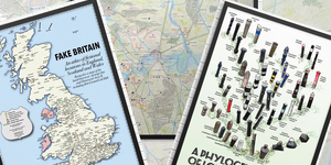 Get Prints Of Anglo-Saxon London And Fake Britain Maps