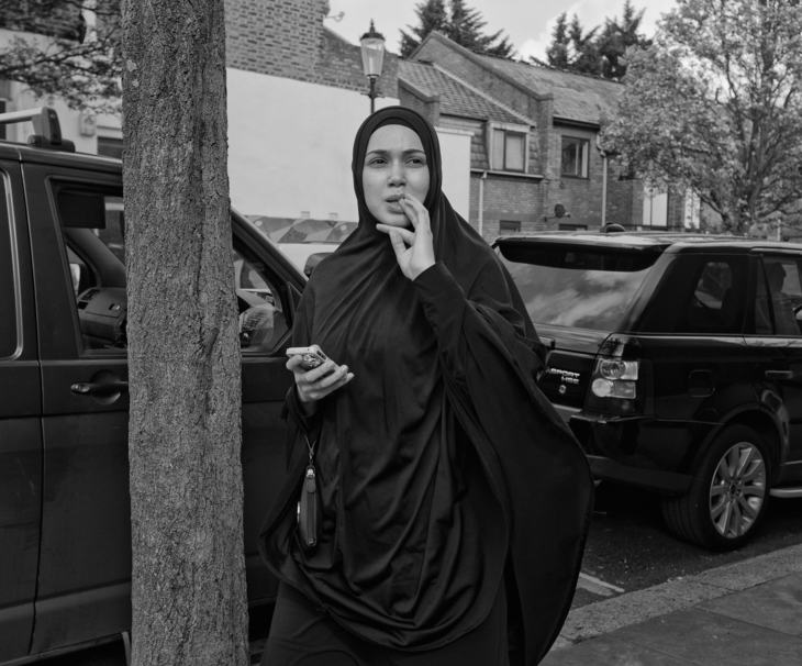 Woman in hijab, Notting Hill