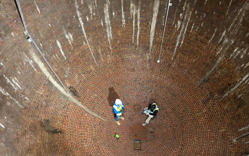 Inside the Regent's Park ice house.