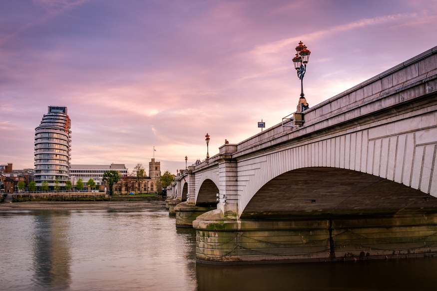 Putney Bridge and Thames