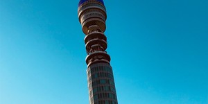 Somebody Broke The BT Tower: Windows 7 Error Message Visible Across London