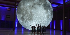Do Yoga Beneath A Giant Moon At The Natural History Museum