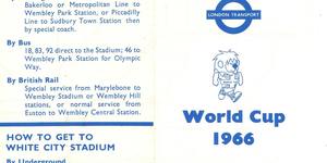 The Uber-Rare Tube Map Created For The 1966 World Cup